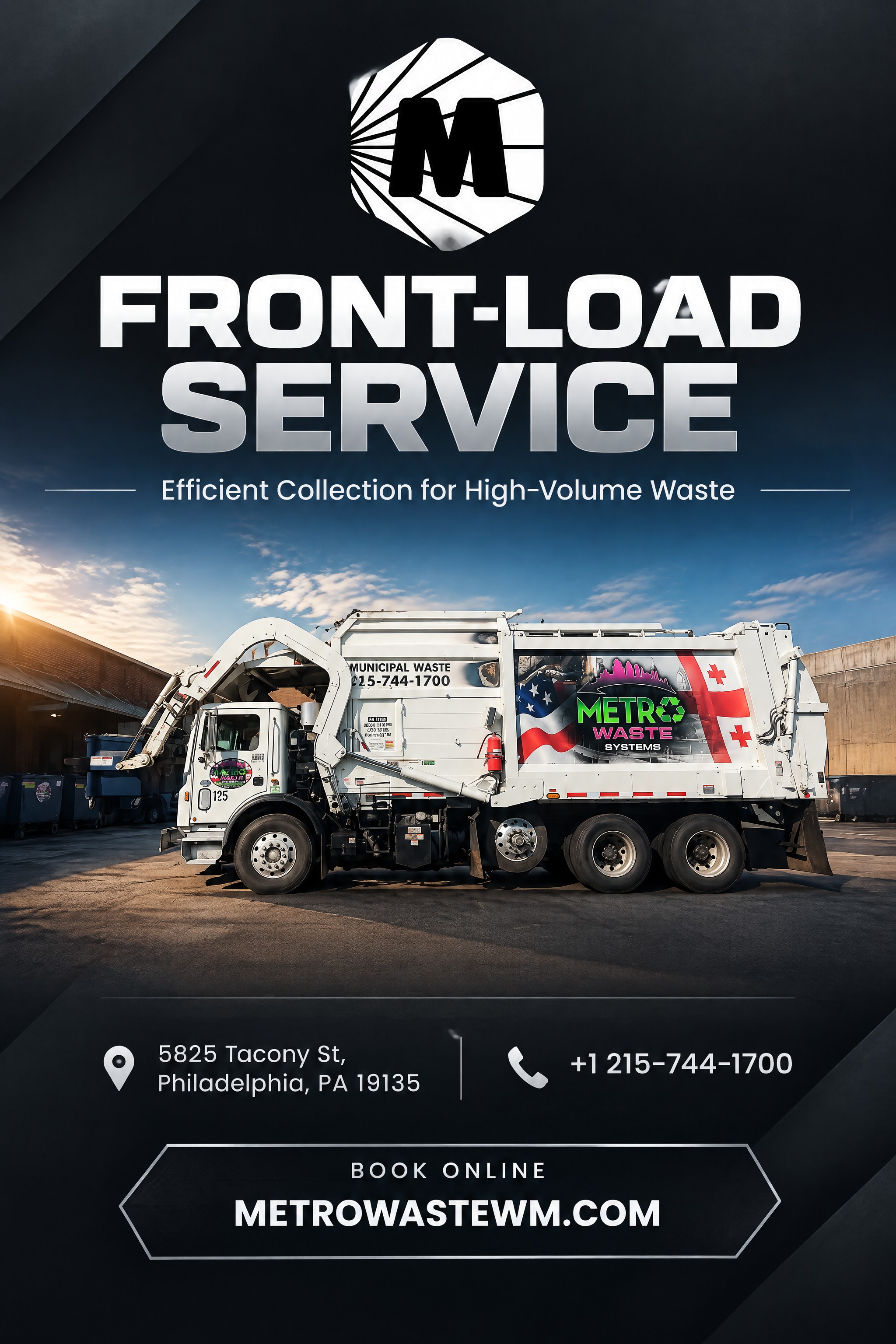 Front-Load Service — efficient collection for high-volume waste